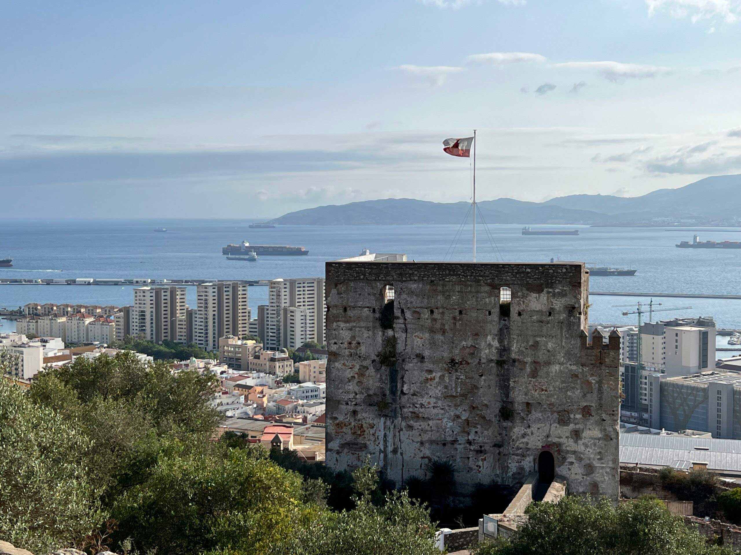 The Upper Town, the Moorish Castle and the 2nd World War Tunnels